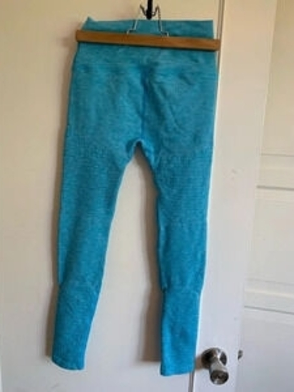 Kids Turquoise Leggings - Picture 2 of 9